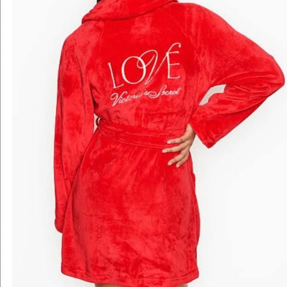 Logo Short Cozy Robe